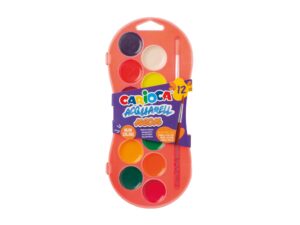 Acuarele Carioca Neon 12 cul/set + pensulă