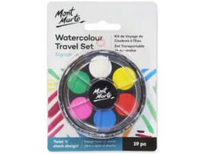 Acuarele travel Mont Marte 18 buc