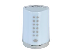 Ascuțitoare plastic simplă cu container mini grip 2001 bleu sake Faber-Castell