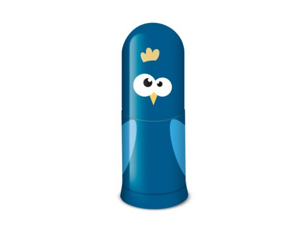 Ascuțitoare plastic simplă cu container și radieră animale Faber-Castell