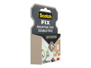 Bandă dublu adezivă montare suprafețe interioare, 19 mm x 1.5 m, Scotch-Fix™