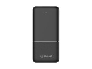 Baterie externa Tellur 10000 mAh 2 x USB + USB-C + MicroUSB, negru