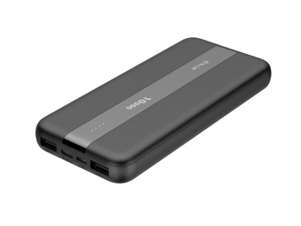 Baterie externă Tellur PBC103 10000mAh 2xUSB+Type-C+MicroUSB, negru