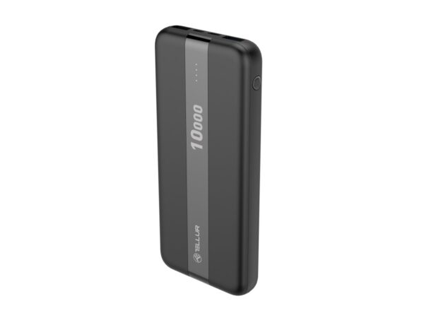 Baterie externă Tellur PBC103 10000mAh 2xUSB+Type-C+MicroUSB, negru