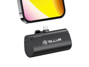 Baterie externă Tellur PD201 5000mAh, QC3.0 18W + PD20W, USB-C, negru