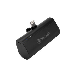 Baterie externă Tellur PD203 5000mAh, QC3.0 18W + PD20W, Lightning, negru