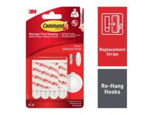 Benzi dublu adezive rezerve cârlige Command 3M
