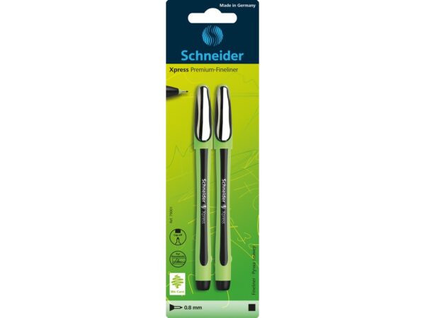 Fineliner Xpress 0.8 Schneider 2 buc/Blister