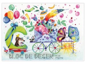 Bloc desen Aperta, Caravana bucuriei, A4, 170g