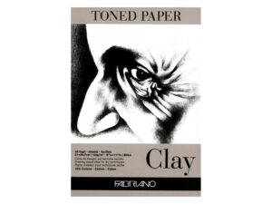 Bloc desen Toned Paper Clay, A3, 120g, 50 file, fără spirală Fabriano