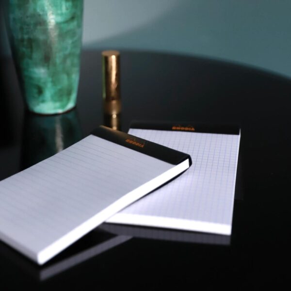 Blocnotes 11 x 7 cm, capsat, 80 file, N°14, Rhodia Basic, black