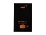 Blocnotes 11 x 7 cm, capsat, 80 file, N°14, Rhodia Basic, black