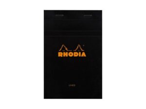 Blocnotes 11 x 7 cm, capsat, 80 file, N°14, Rhodia Basic, black