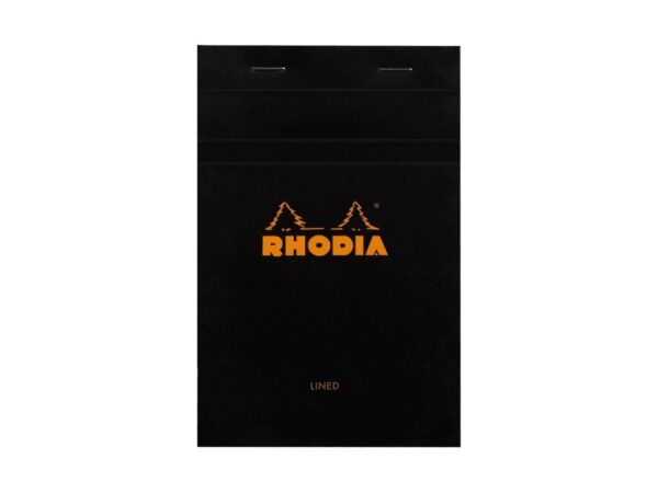 Blocnotes 11 x 7 cm, capsat, 80 file, N°14, Rhodia Basic, black