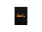 Blocnotes 8,5 x 12 cm, capsat, 80 file, N°12, Rhodia Basic, negru