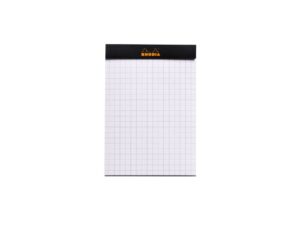 Blocnotes 8,5 x 12 cm, capsat, 80 file, N°12, Rhodia Basic, negru