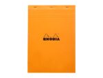 Blocnotes A4, capsat, 80 file, N°18, Rhodia Basic, orange