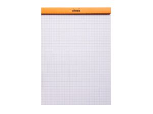Blocnotes A4, capsat, 80 file, N°18, Rhodia Basic, orange
