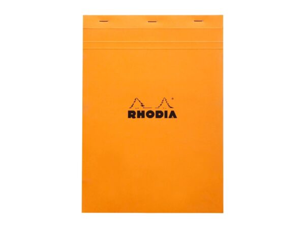 Blocnotes A4, capsat, 80 file, N°18, Rhodia Basic, orange