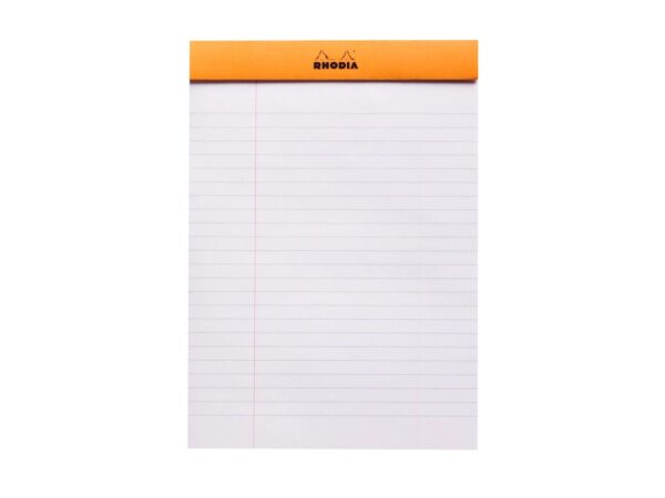 Blocnotes A5, capsat, 80 file, N°16, Rhodia Basic, orange
