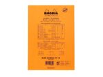 Blocnotes A5, capsat, 80 file, N°16, Rhodia Basic, orange