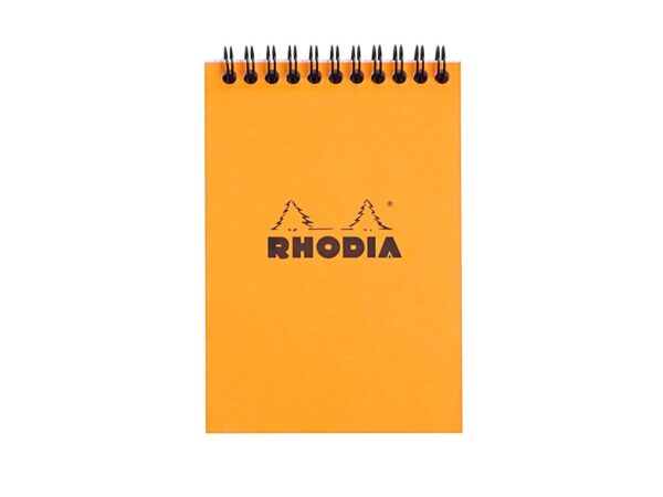 Blocnotes A6, spirală, 80 file, Rhodia Classic, orange