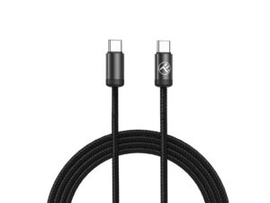 Cablu date și încărcare rapidă Tellur Minimalist USB-C to USB-C, 60 W, 1 m, negru