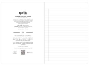 Caiet Aperta, Sakura blossom, A4, 48 file, 80g, Dictando