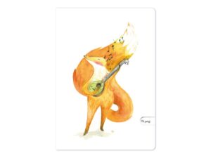 Caiet Aperta, Vulpoiul trubadur, A5, 48 file, 80g, Foi veline