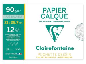 Calc A4, 12 coli/plic, Clairefontaine