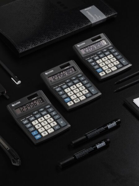 Calculator de birou 10 digiți, 137 x 102 x 31 mm, Eleven CMB1001-BK
