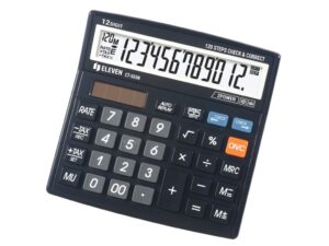 Calculator de birou 12 digiți, 130 x 129 x 34 mm, Eleven CT555N