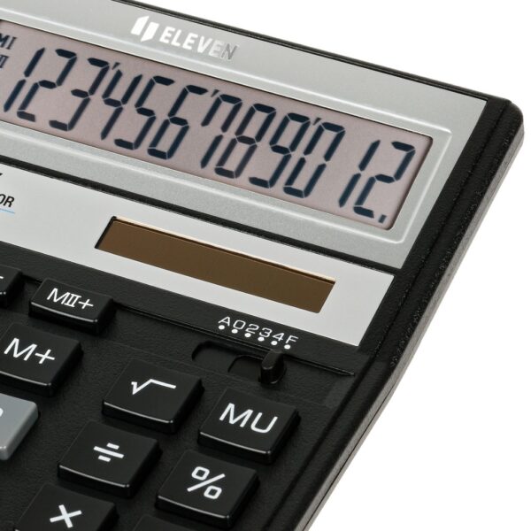 Calculator de birou 12 digiți, 203 x 158 x 31 mm, Eleven SDC-888X-BK