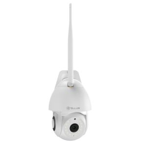 Cameră exterior WiFi Tellur Smart, 3MP, UltraHD, Autotracking, PTZ, Alb