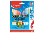 Carioca Maped Color'Peps Jungle 12 culori/set
