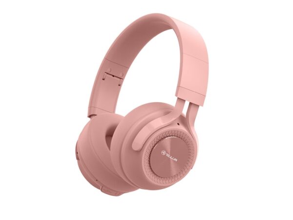 Căști Over-ear Bluetooth Tellur Feel, roz