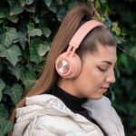 Căști Over-ear Bluetooth Tellur Feel, roz