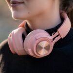 Căști Over-ear Bluetooth Tellur Feel, roz