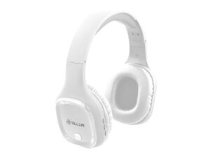 Căști Over-ear Bluetooth Tellur Pulse, Microfon, Alb