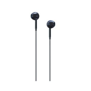 Casti Stereo 3.5 mm Lemontti Ripple Negru (handsfree - telecomanda, microfon)