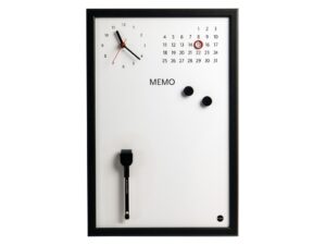 Ceas Memo-Whiteboard magnetic Bi-Silque