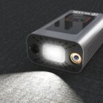 Compresor auto portabil Tellur, 150 PSI, 16L/min, 4000mAh, USB-C, aluminiu