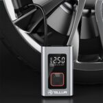 Compresor auto portabil Tellur, 150 PSI, 16L/min, 4000mAh, USB-C, aluminiu
