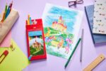 Creioane colorate hexagonale Faber-Castell 12 culori/set