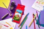 Creioane colorate hexagonale Faber-Castell 12 culori/set