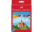 Creioane colorate hexagonale Faber-Castell 36 culori/set