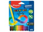 Creioane colorate Maped Color'Peps Infinity 12 culori/set
