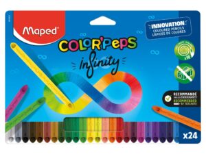Creioane colorate Maped Color'Peps Infinity 24 culori/set