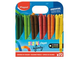 Creioane colorate Maped Color'Peps Infinity 72 culori/set