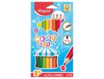 Creioane colorate Maped Color'Peps My First Jumbo 12 culori/set FSC
